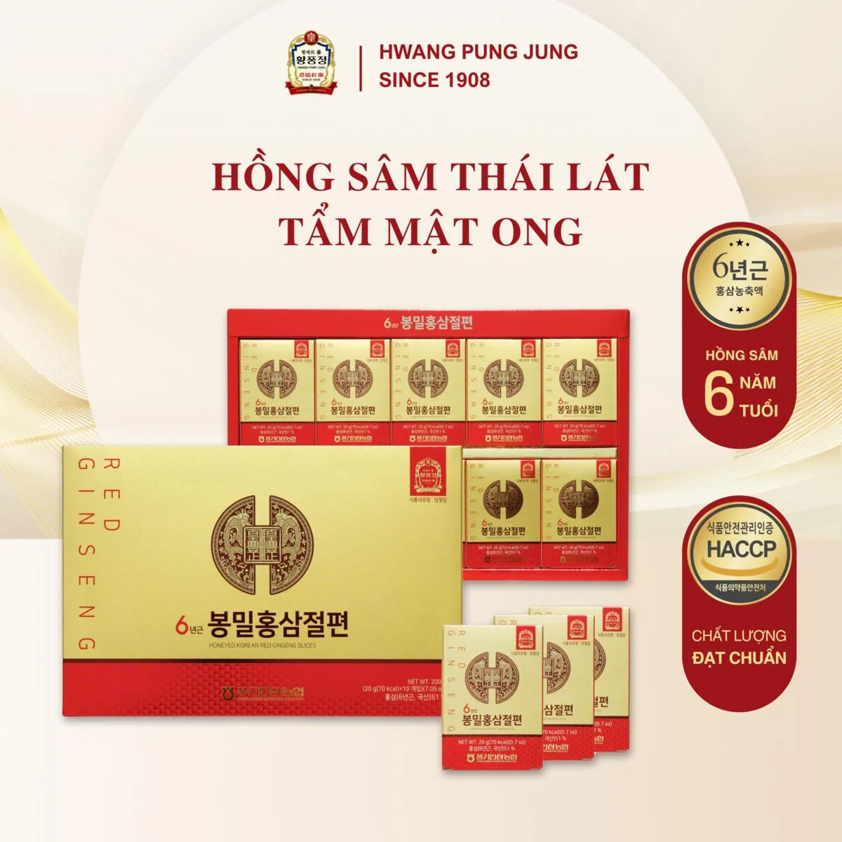 Hồng Sâm Thái Lát Tẩm Mật Ong
