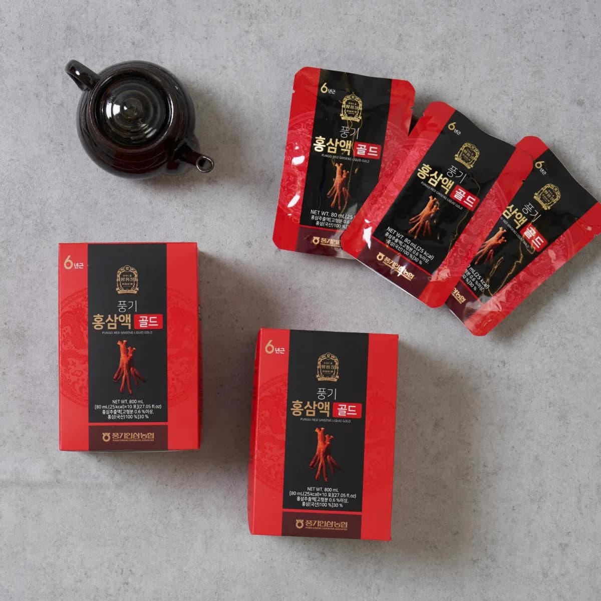 Nước Hồng Sâm Liquid Gold 30 Gói-2