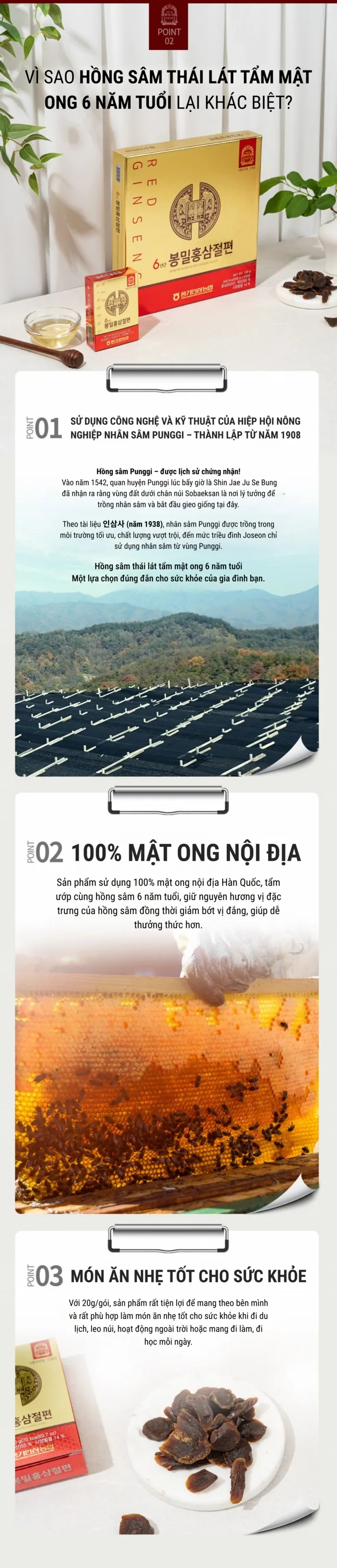 Hồng Sâm Thái Lát Tẩm Mật Ong - chi tiết 3