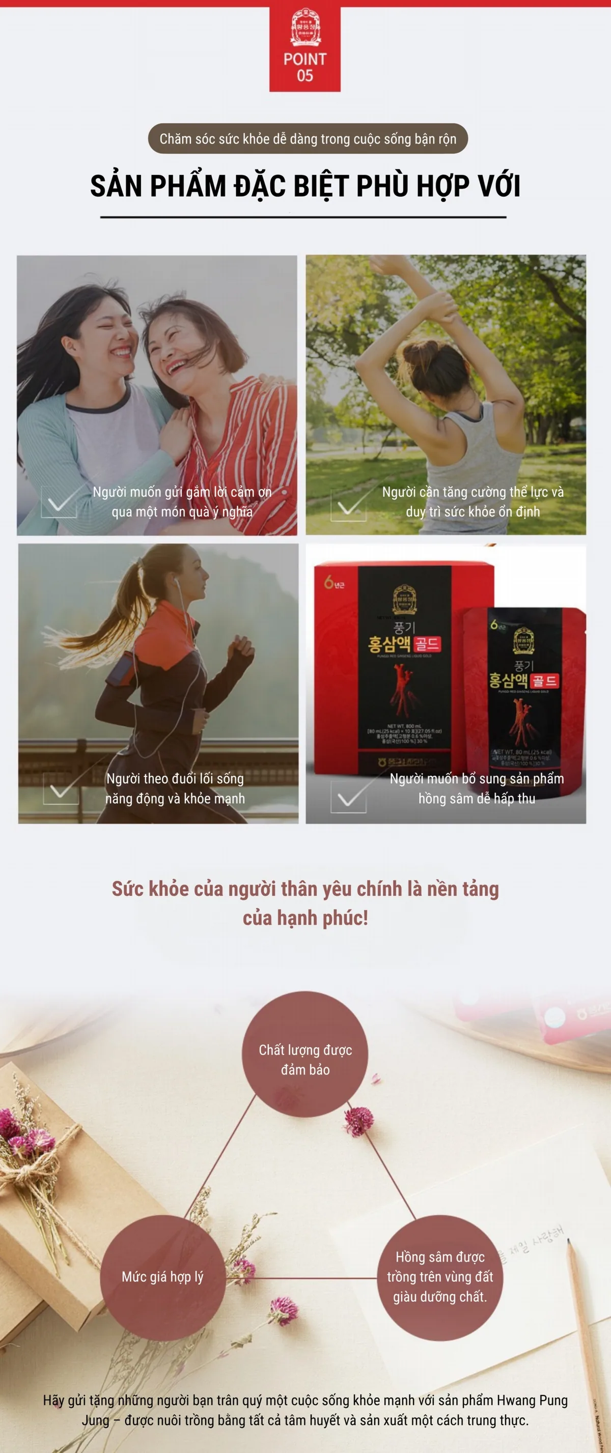 Nước Hồng Sâm Liquid Gold 30 Gói - chi tiết 5