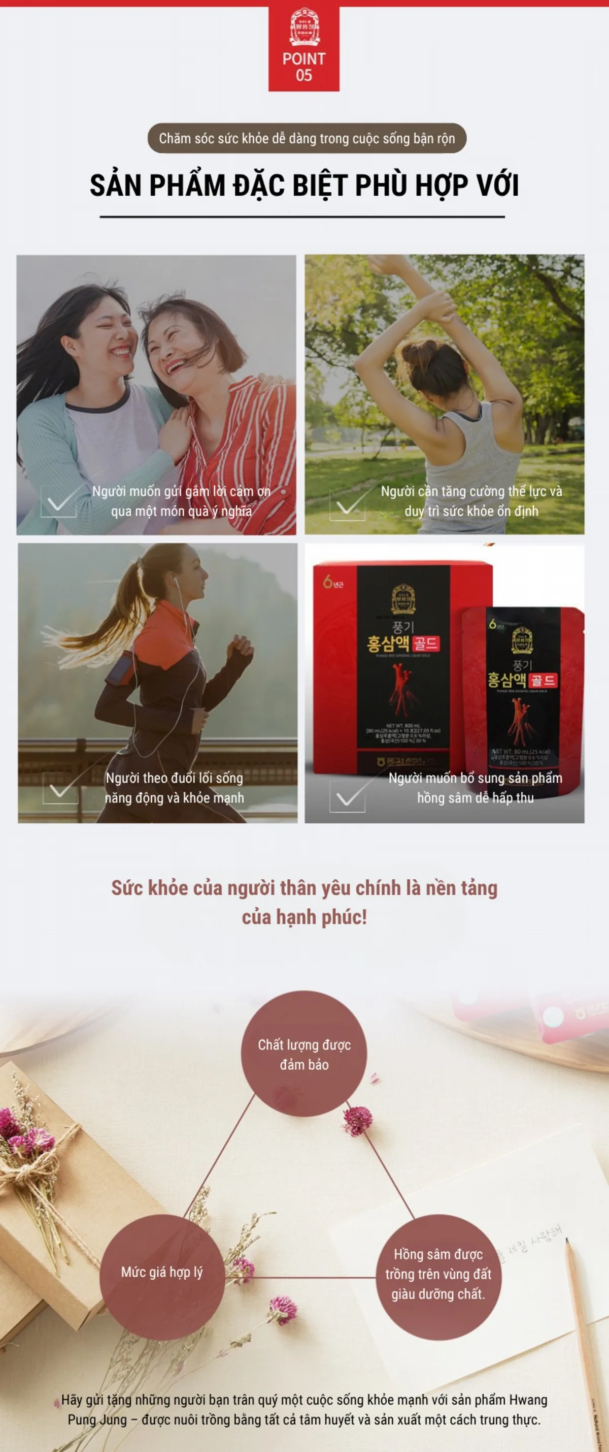 Nước Hồng Sâm Liquid Gold 60 Gói - chi tiết 5