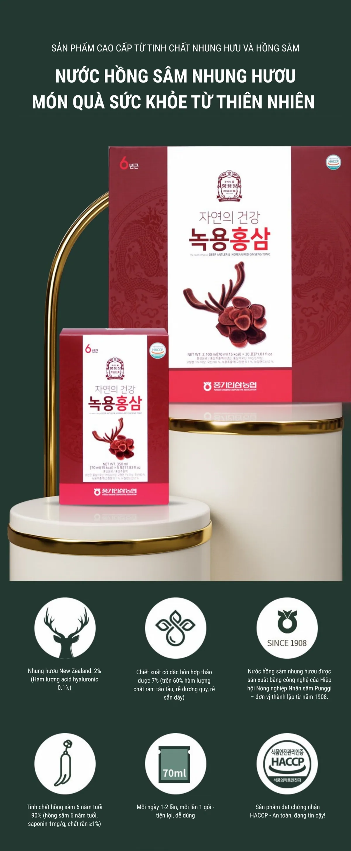 Nước Hồng Sâm Nhung Hươu - chi tiết 1