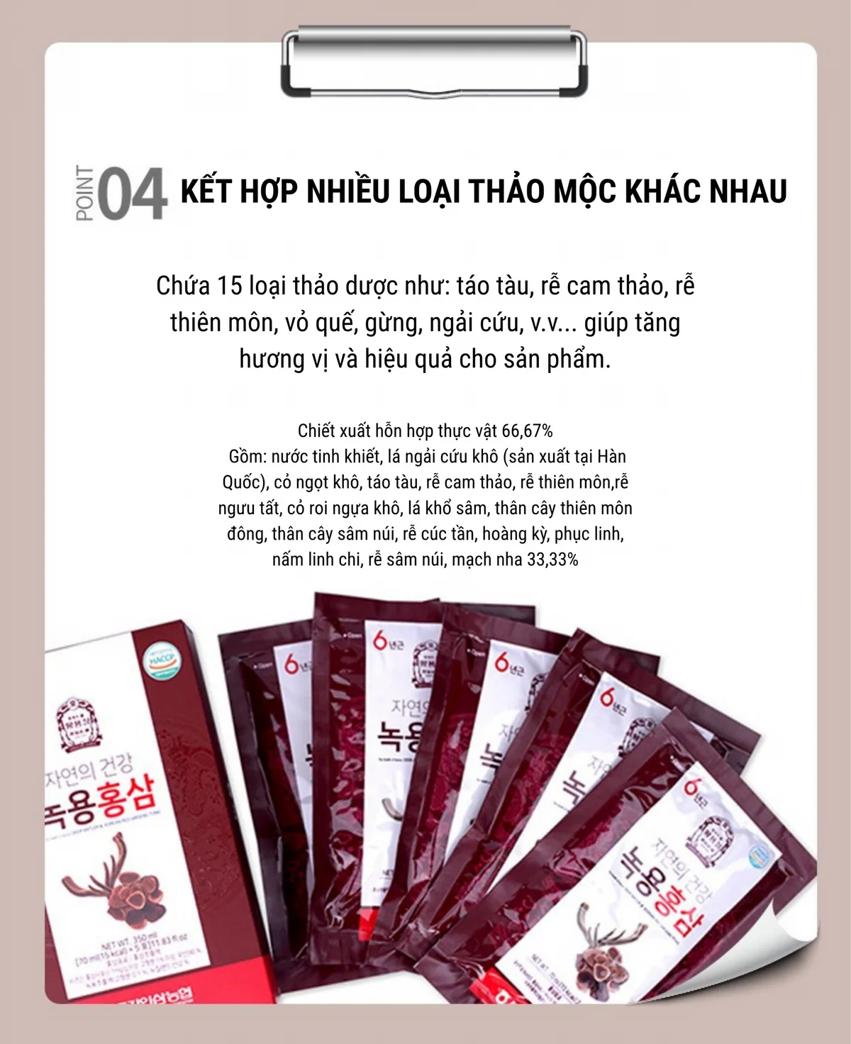 Nước Hồng Sâm Nhung Hươu - chi tiết 8