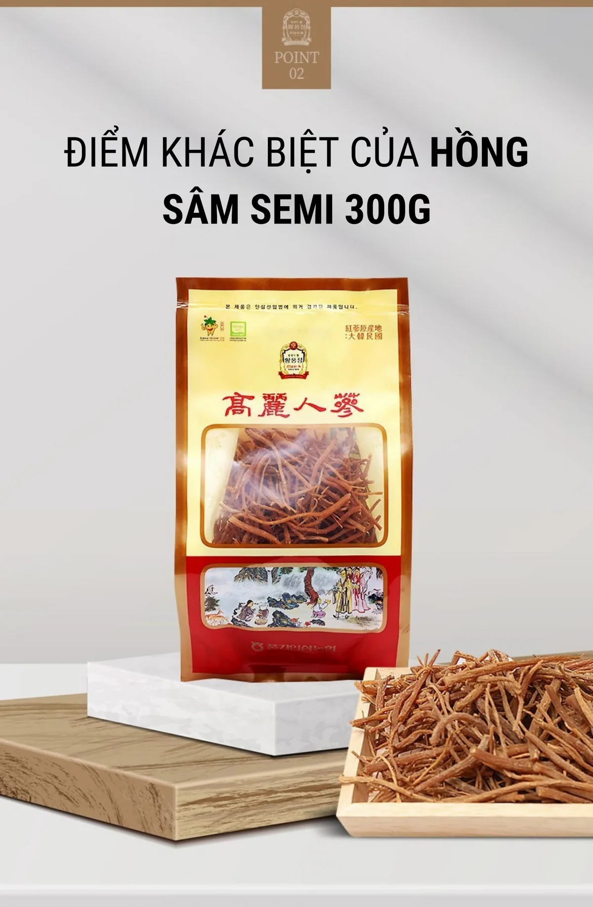 Rễ Hồng Sâm SEMI 6 Năm Tuổi - chi tiết 3